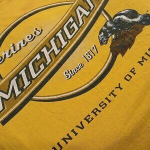 Vintage Michigan Wolverines Shirt - Adult Men's Size XL